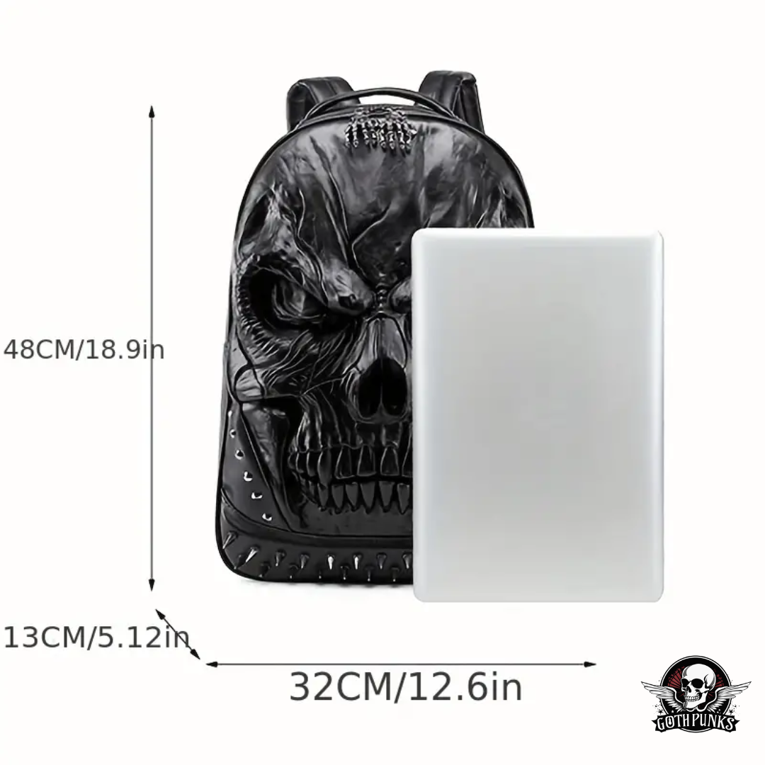 3D Skull Backpack