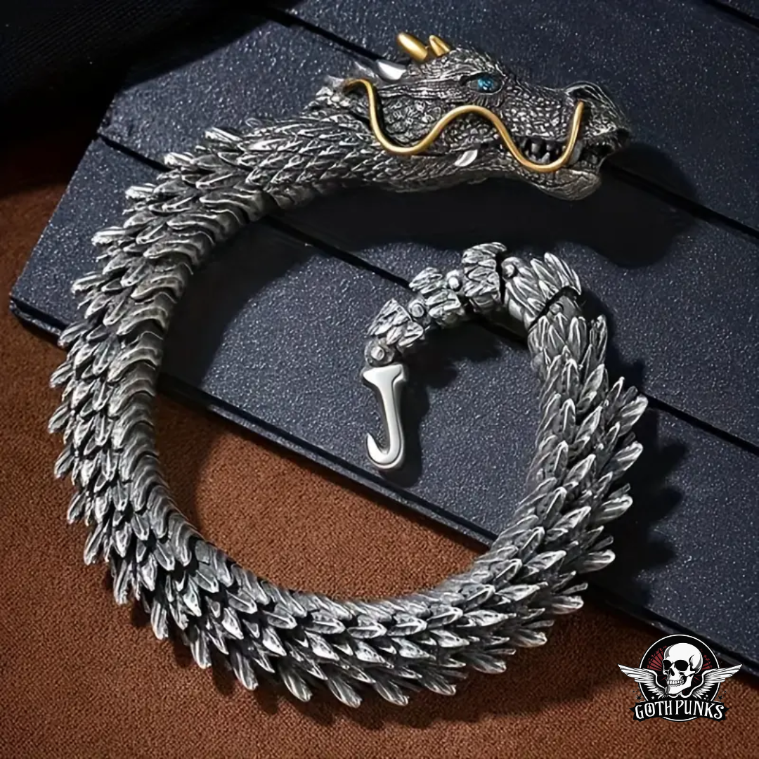 Blue Eyed Dragon Bracelet
