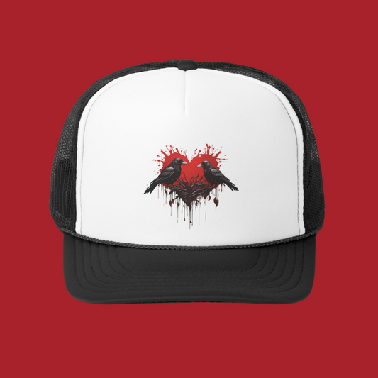 Bleeding Heart Trucker Hat