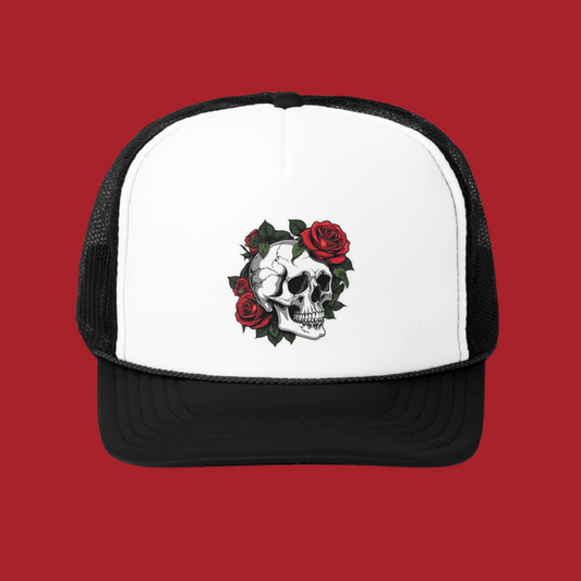 Roses For The Dead Trucker Hat